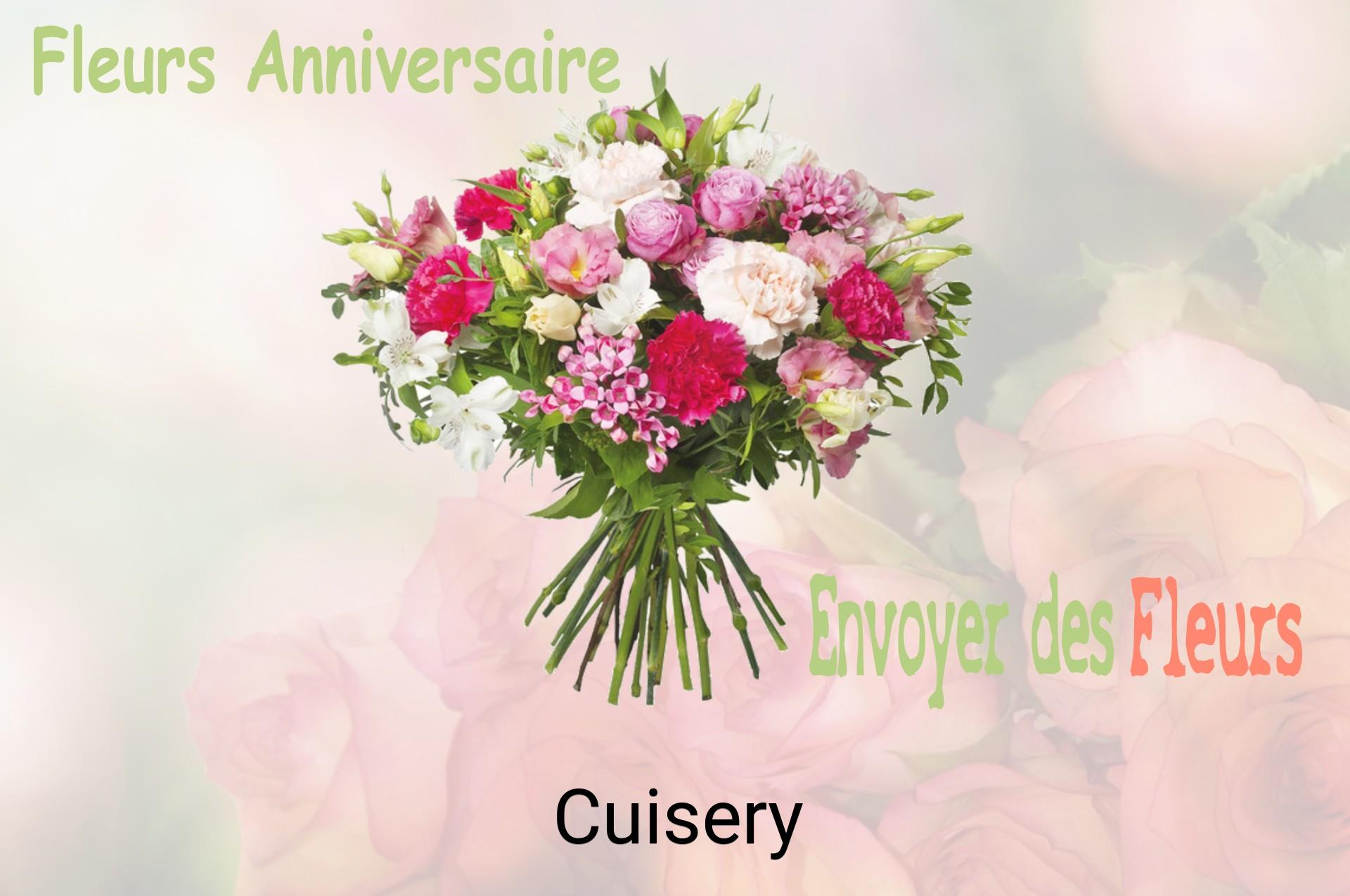 Bouquet de fleurs d’anniversaire livré à Cuisery