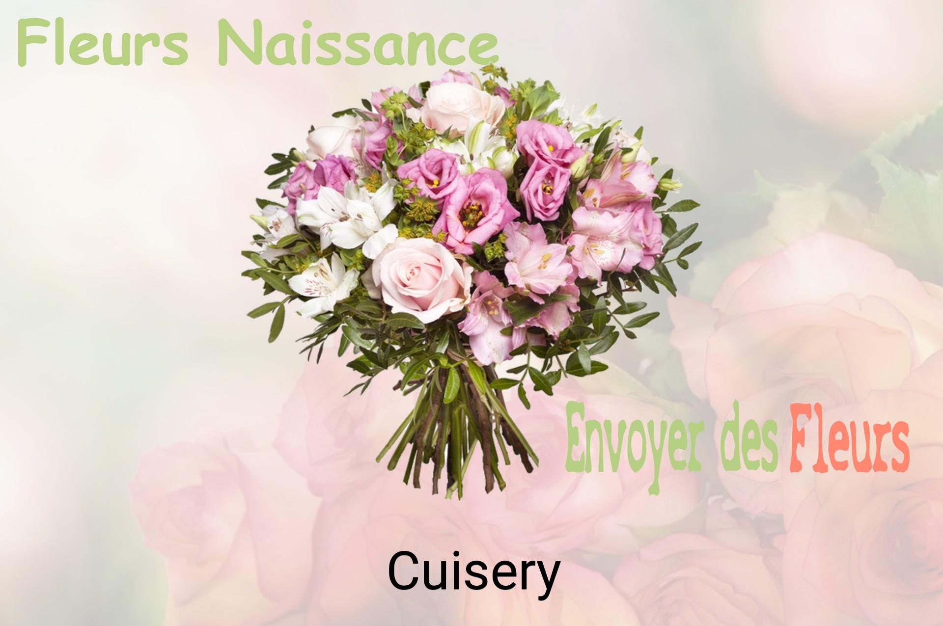Bouquet de fleurs de naissance livré à Cuisery